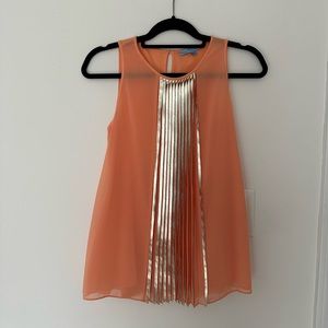 Silky Pastel Pleated Top